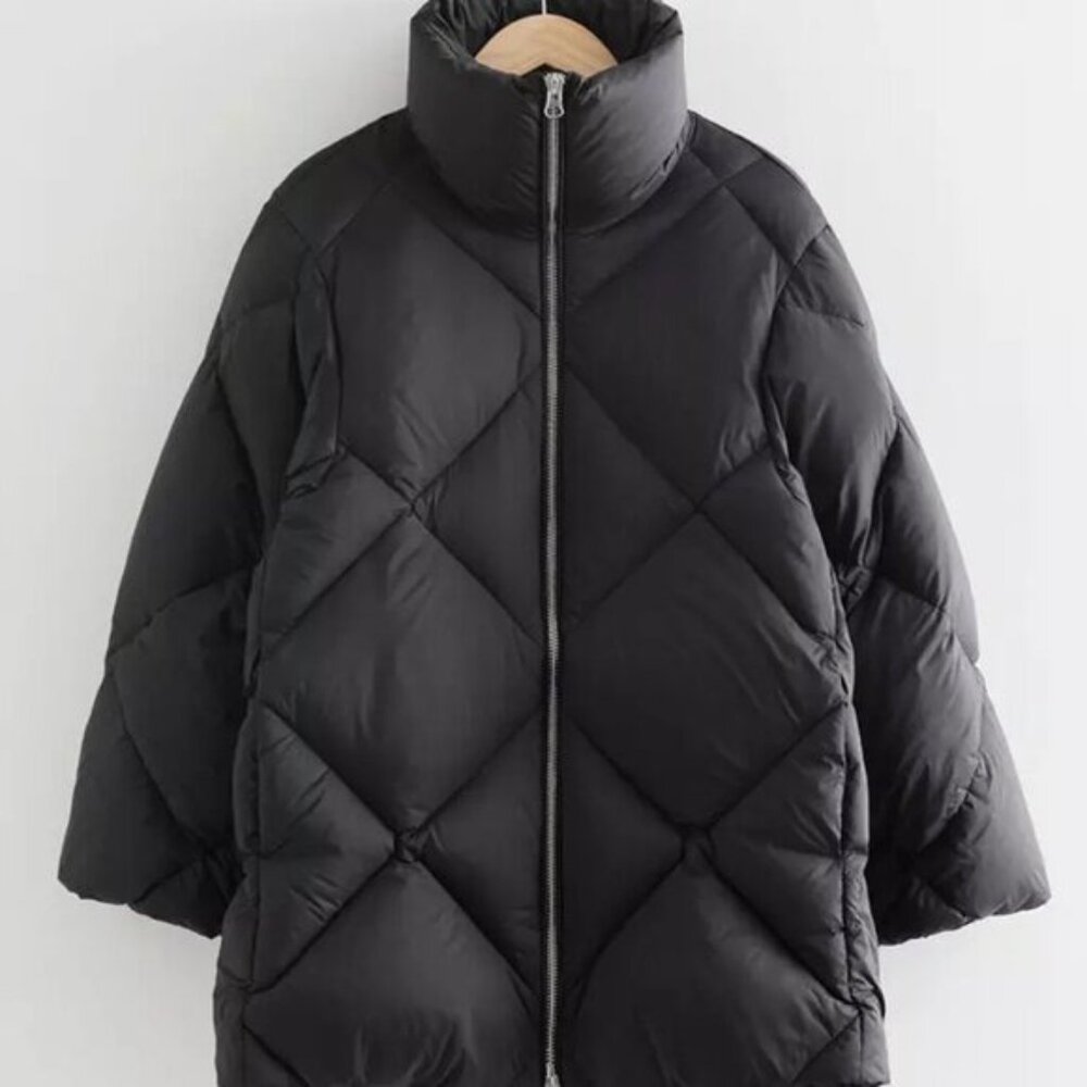 & Other Stories Oversized Sculpted Puffer Jacket - Picture 13 of 13
